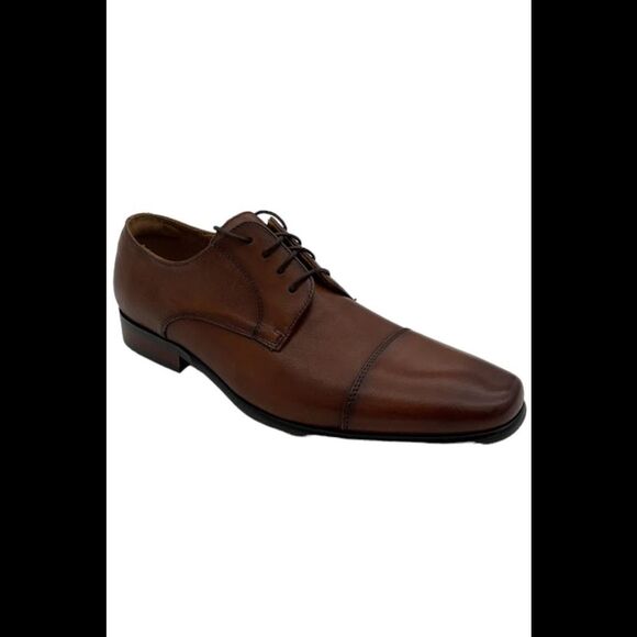 Florsheim Shoe Company Men's Angelo Cap-Toe Oxfords Brown - Wide - Picture 1 of 3